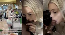 ScarlettKissesXO Goes To The Mall With Her Boyfriend And Blows Him In The Parking Lot