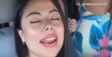 Steffy Moreno and Friends Having Fun while Driving