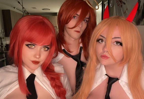 Lee.Ava, Moyumie, Amnalert - Power, Makima, Angel (Chainsaw Man)