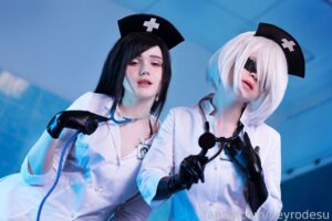 Neyrodesu - Tifa &amp; 2B Dark Nurses Onlyfans XXX