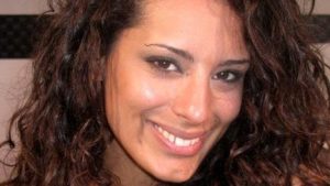 Raffaella_Modugno black bikini, thong, leaked tits